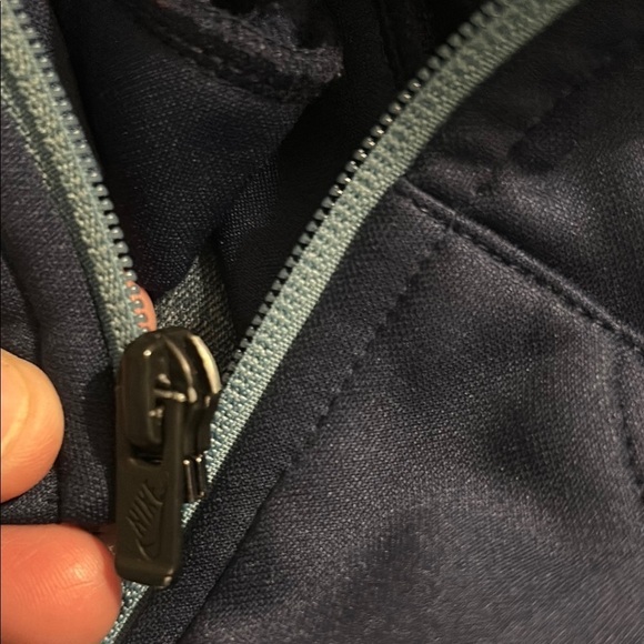 Nike Kids Navy Blue Hoodie Jacket - Picture 4 of 5